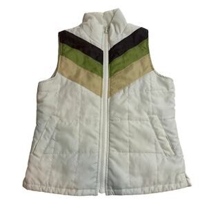 Vintage Refuge Vest Retro Light Puffer Sz Med Gorpcore Outdoors 90s Y2K **READ**